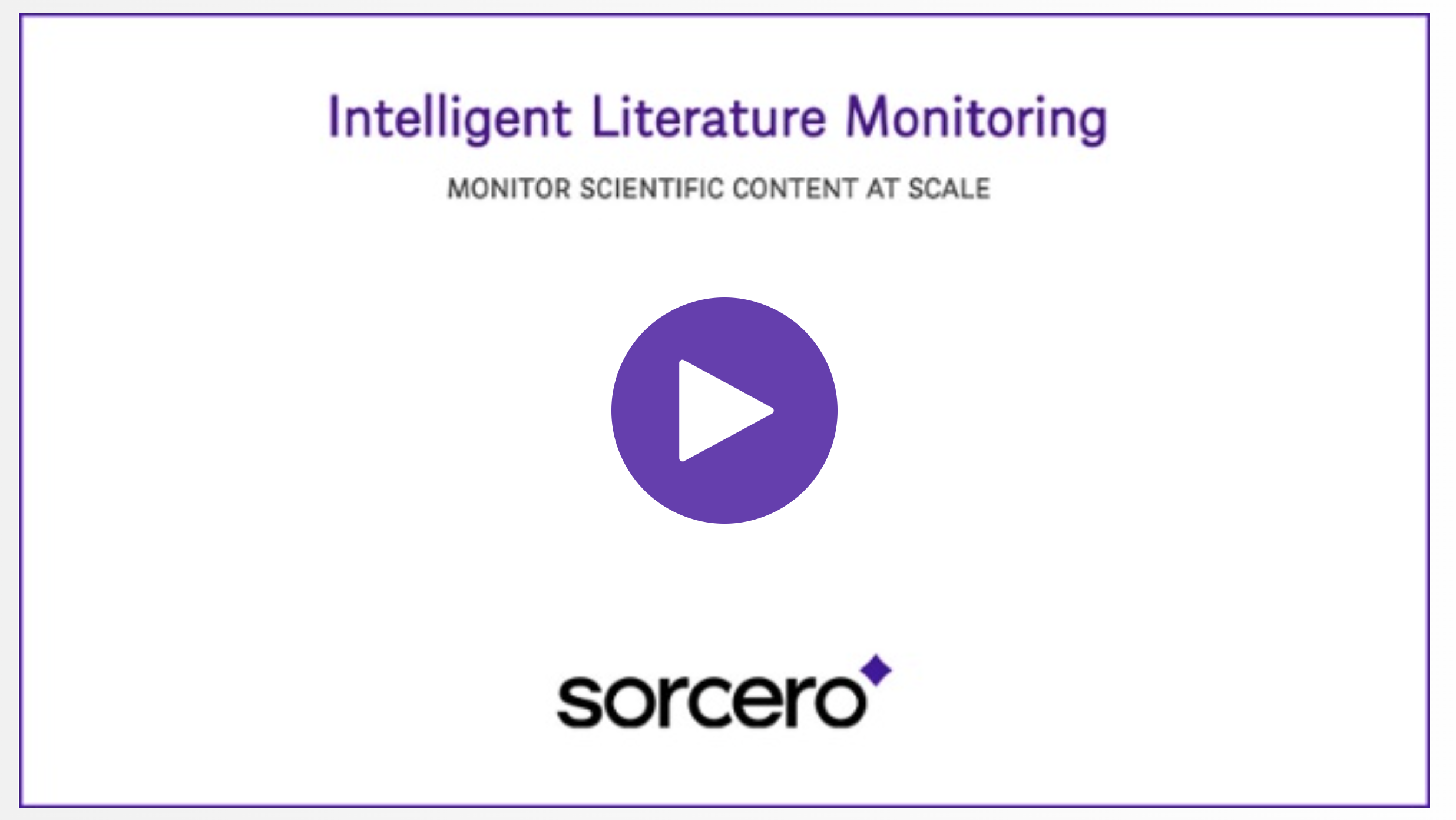 Intelligent Literature Monitoring
